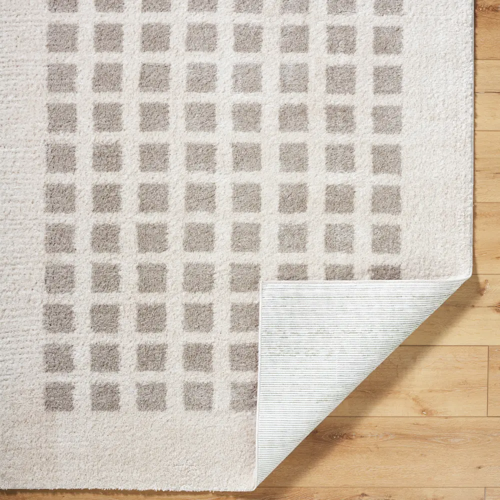 Laurine Machine Washable Modern Shaggy Medium Grey Rug - Image 5