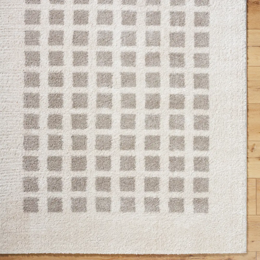 Laurine Machine Washable Modern Shaggy Medium Grey Rug - Image 7