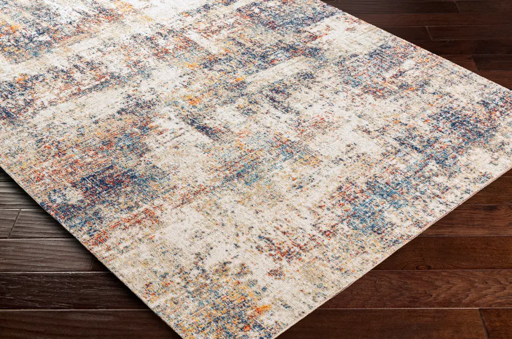 Leila In- & Outdoor Modern Blue/Grey Rug - Image 4
