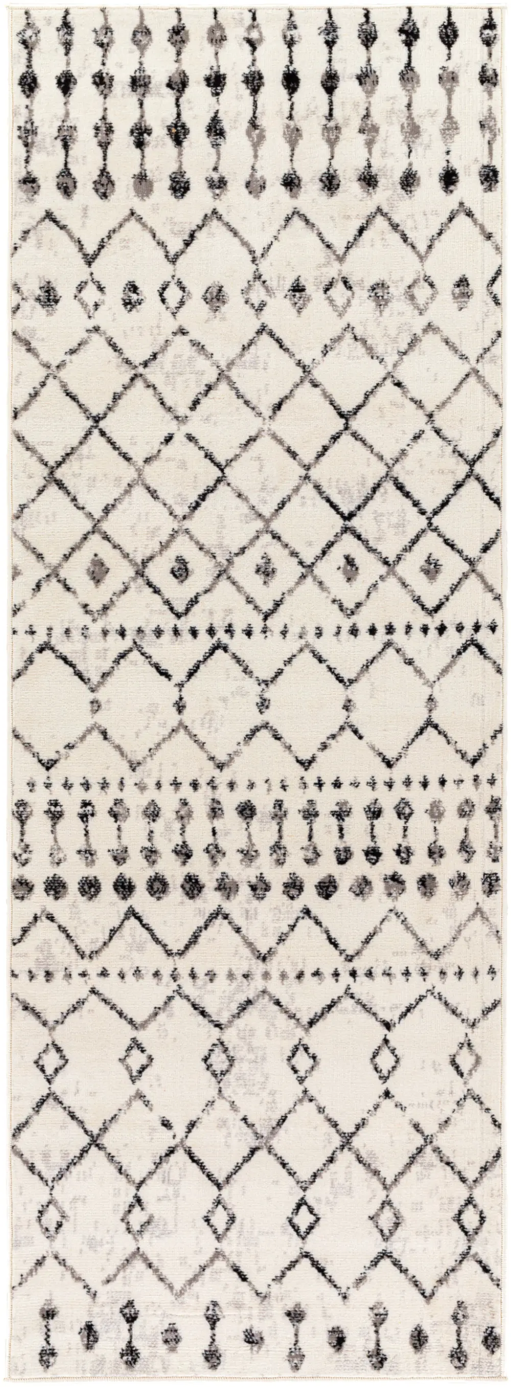 Leonor Berber Geometric Light Grey Rug - Image 6