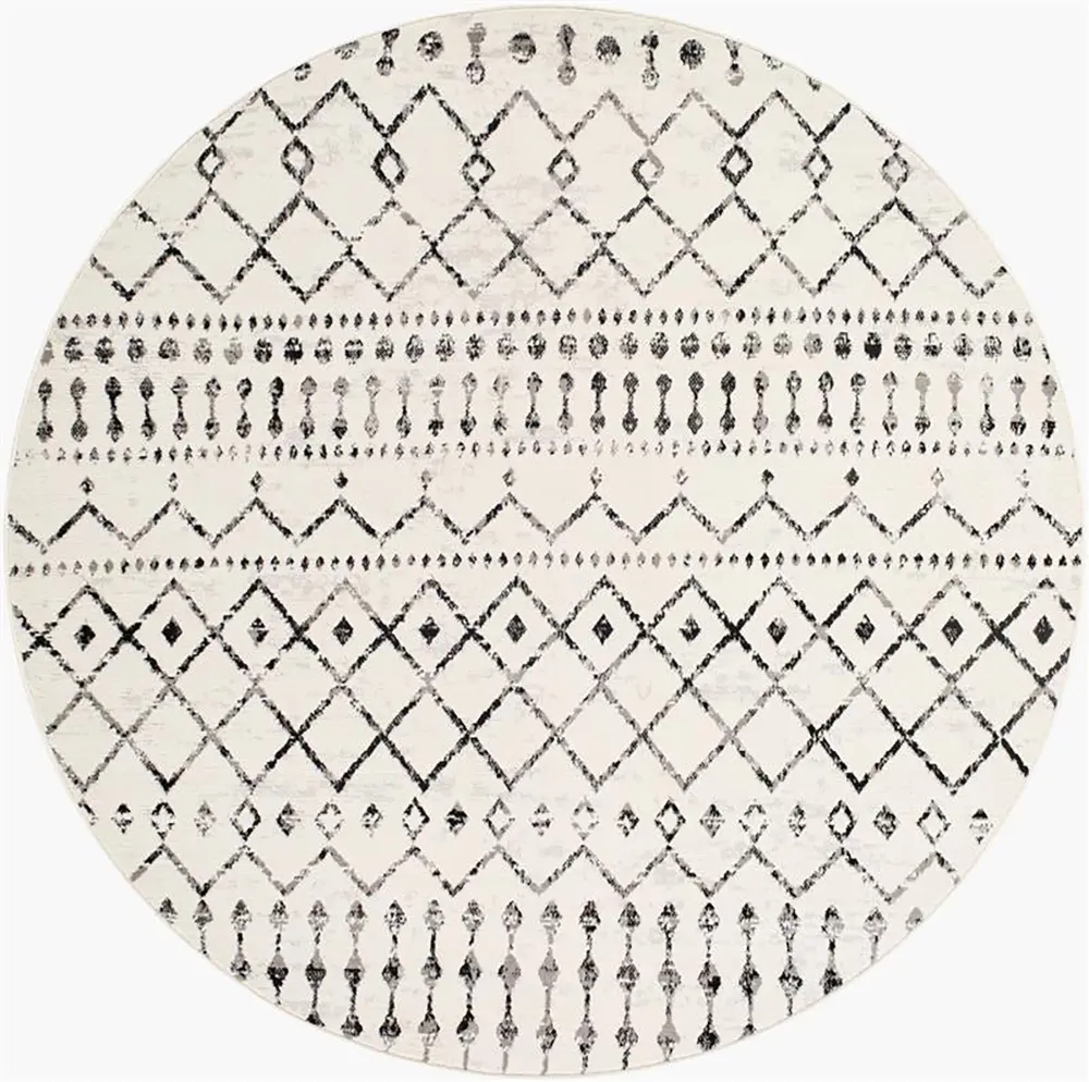 Leonor Berber Geometric Light Grey Rug - Image 9