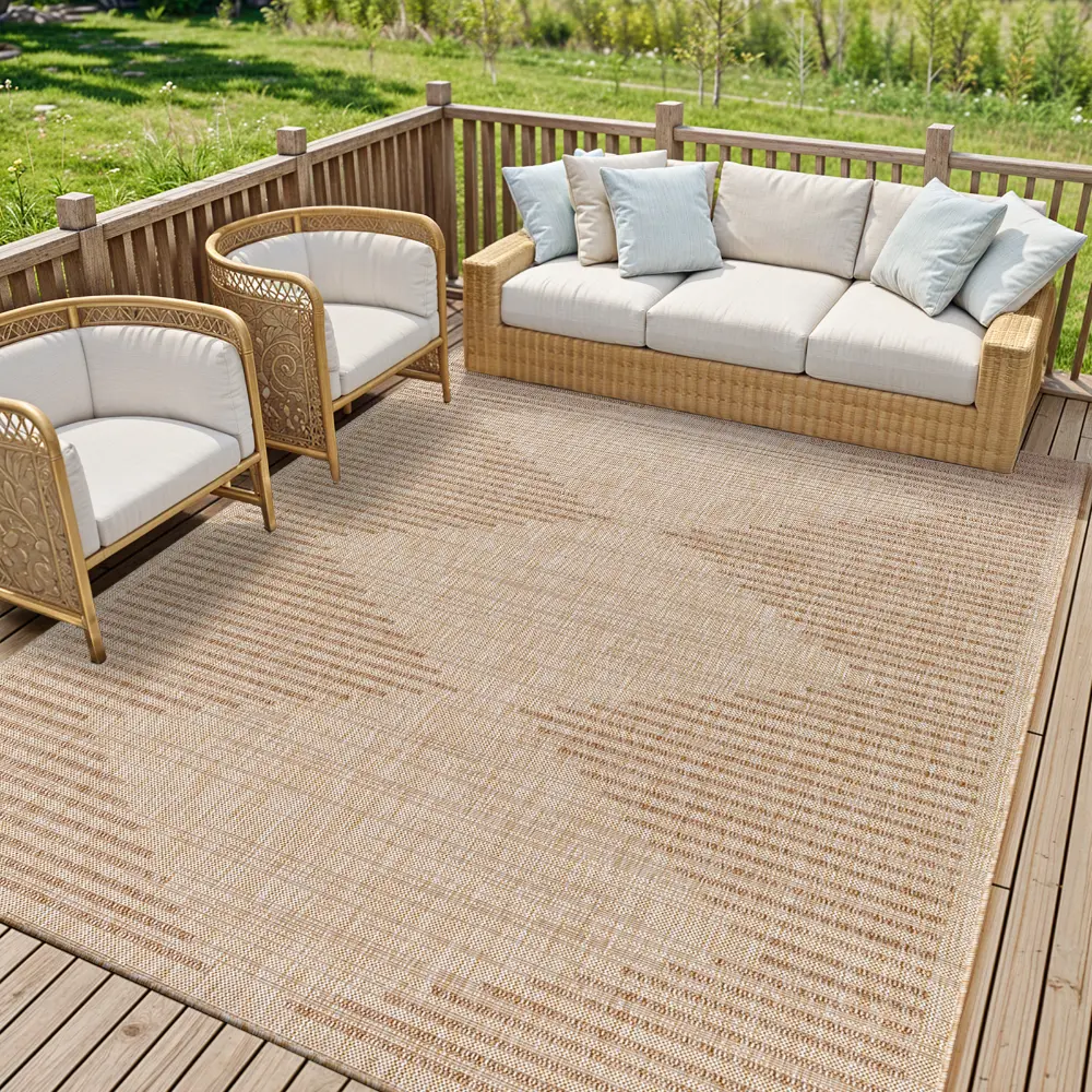 Ligaia In- & Outdoor Global Jute-Look Brown Rug - Image 6