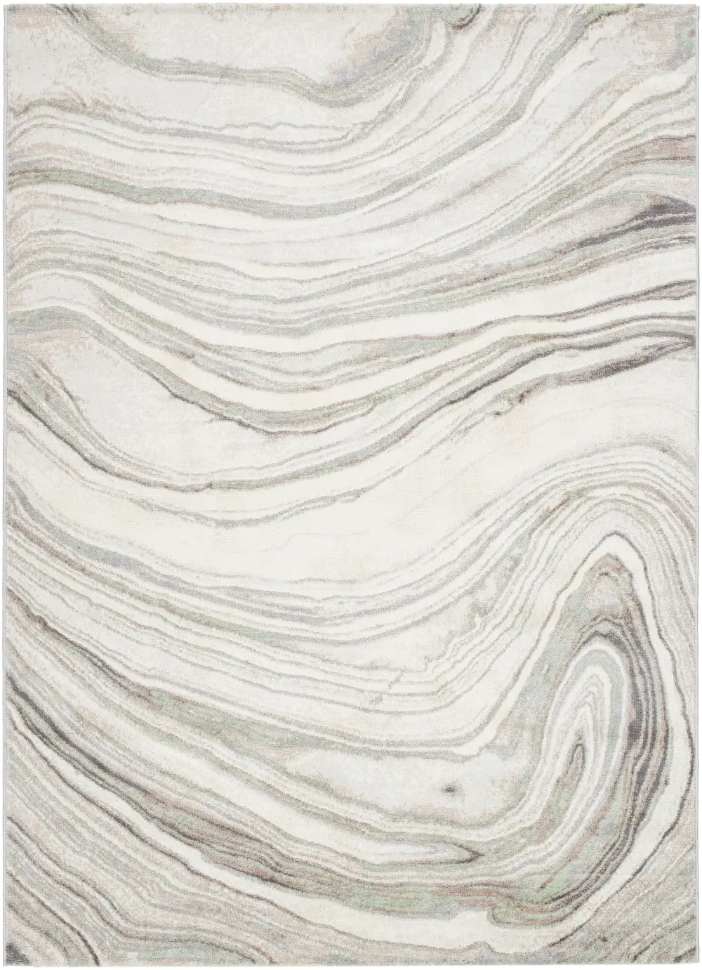 Lilac Scandi Modern Light Grey Rug - Image 6