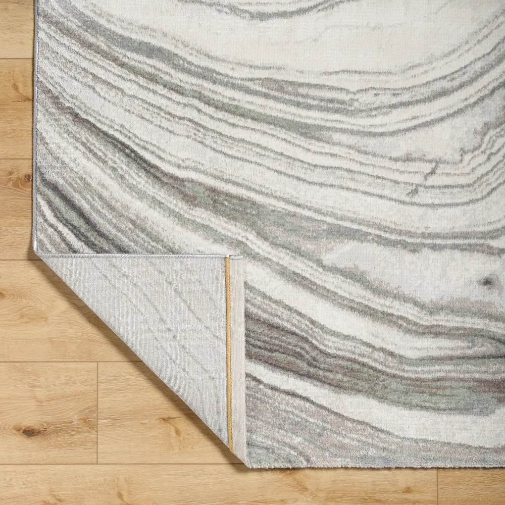 Lilac Scandi Modern Light Grey Rug - Image 7