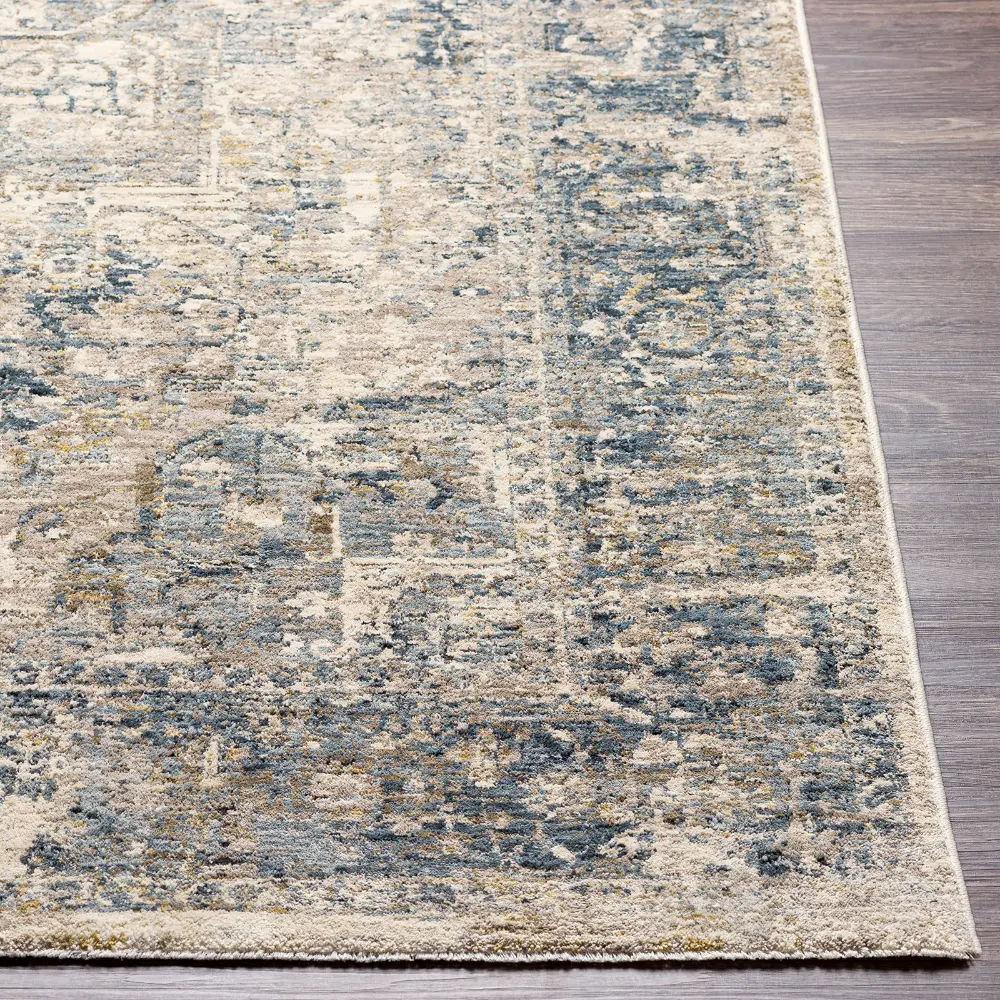 Livabliss Anabel Vintage Traditional Oriental Boho Beige/Blue Rug - Image 4