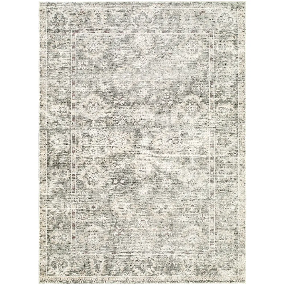 Livabliss Collins Avenue I Galey Alix x Livabliss Vintage Traditional Oriental Boho Dusty Sage Rug - Image 3