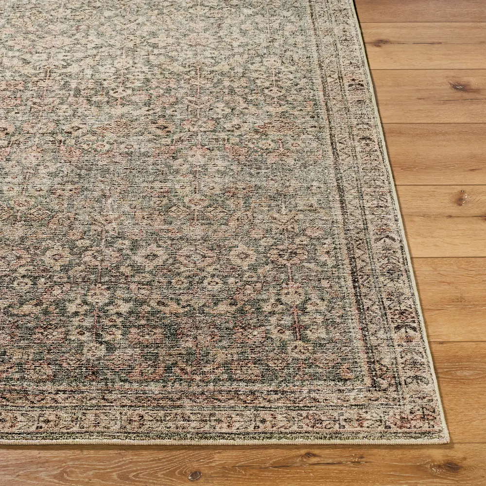 Livabliss Collins Avenue III Galey Alix x Livabliss Vintage Traditional Oriental Boho Rust/Brown Rug - Image 6