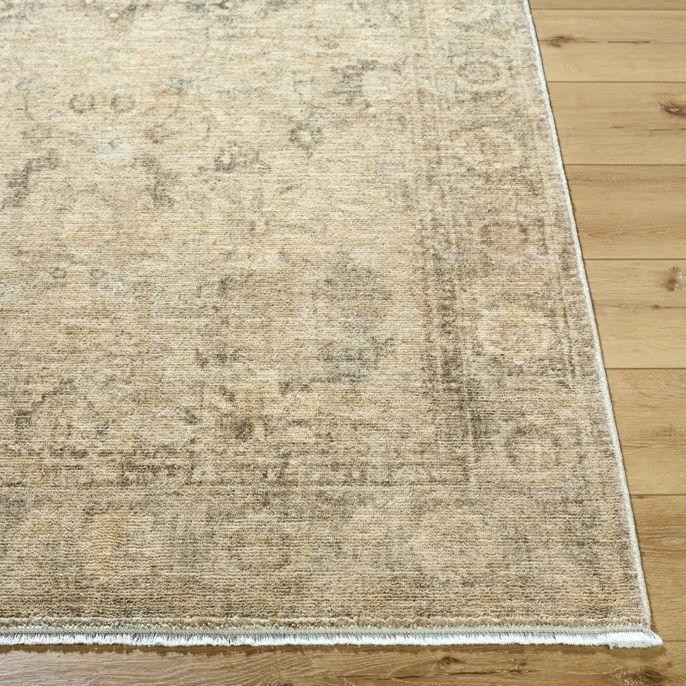 Livabliss Fetscher II Galey Alix x Livabliss Vintage Traditional Oriental Boho Light Beige Rug - Image 4