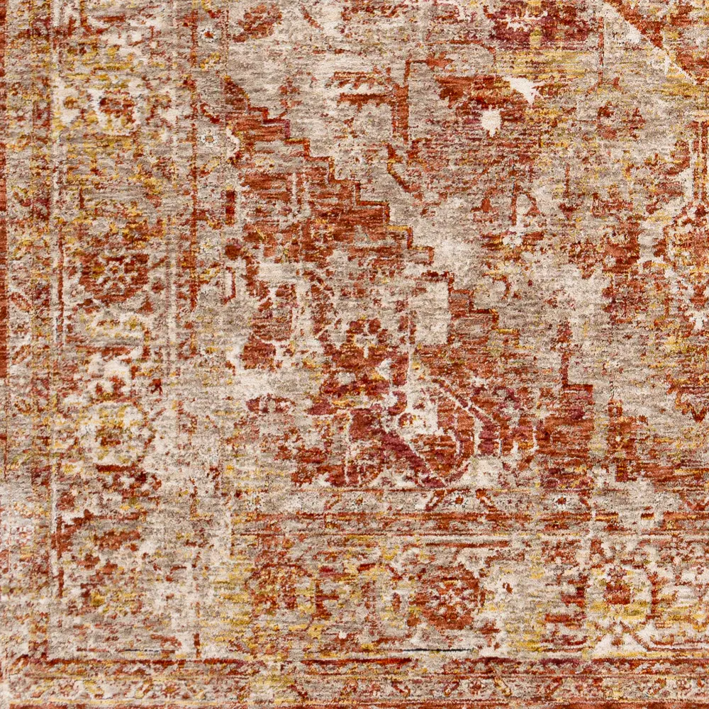 Livabliss Maribel Vintage Traditional Oriental Boho Rust/Cream Rug - Image 5