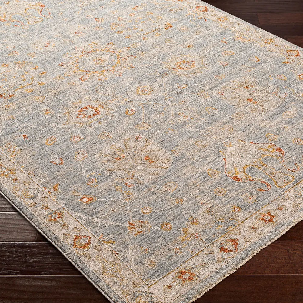 Livabliss Mirade Vintage Traditional Oriental Boho Denim Rug - Image 3