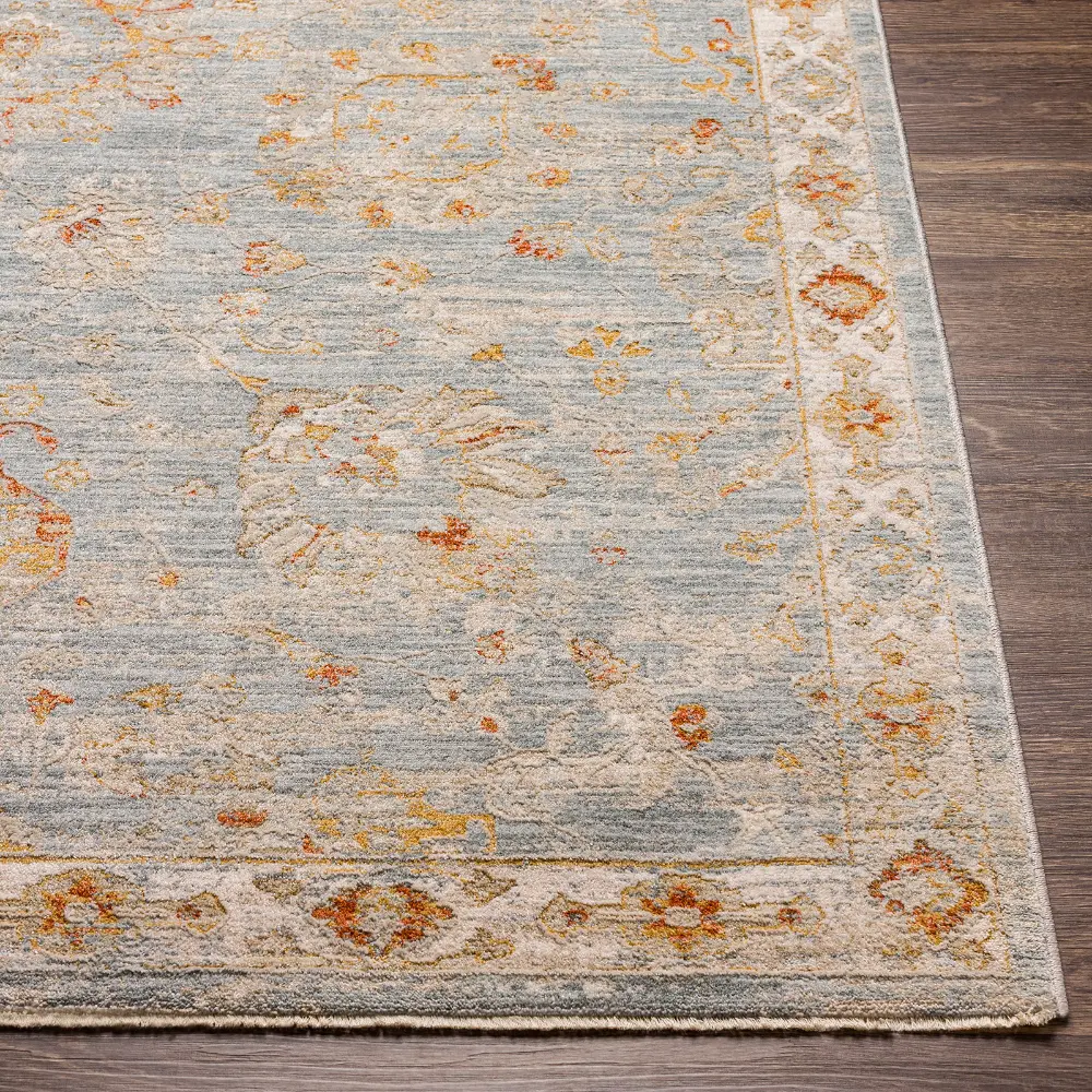 Livabliss Mirade Vintage Traditional Oriental Boho Denim Rug - Image 5