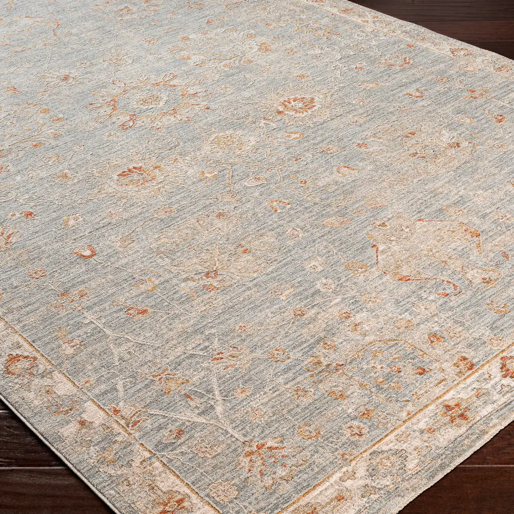 Livabliss Mirade Vintage Traditional Oriental Boho Denim Rug - Image 8