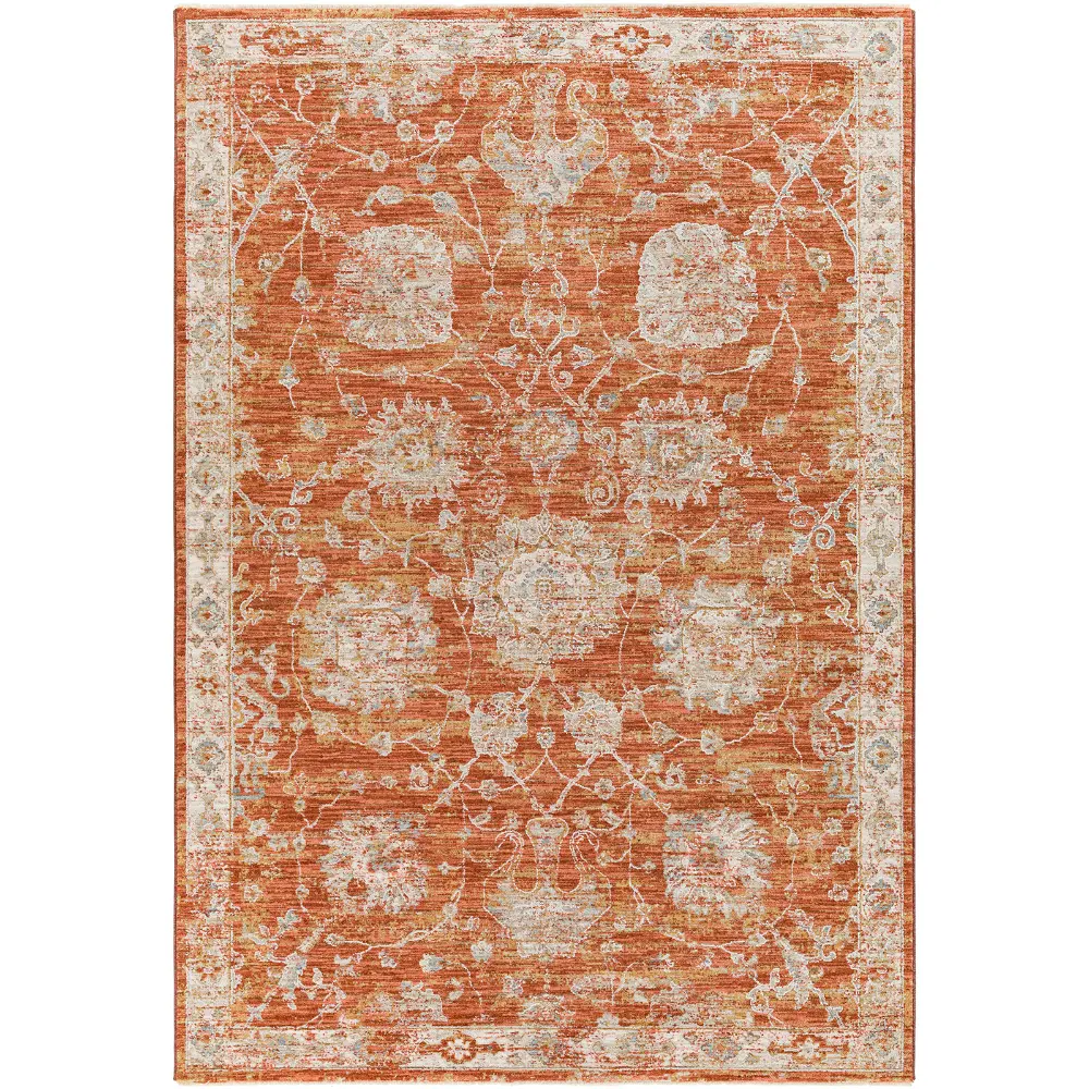 Livabliss Mirade Vintage Traditional Oriental Boho Rust Rug - Image 10