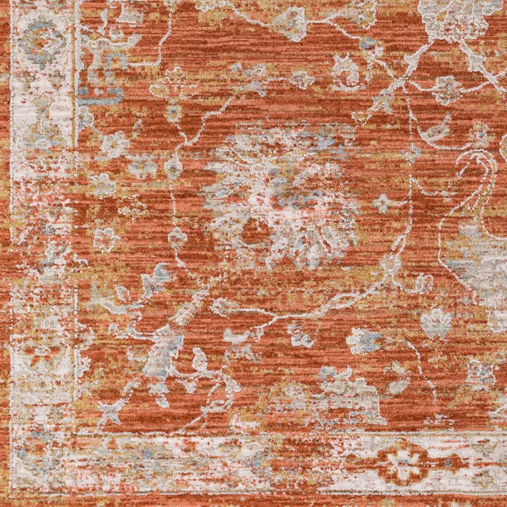 Livabliss Mirade Vintage Traditional Oriental Boho Rust Rug - Image 6