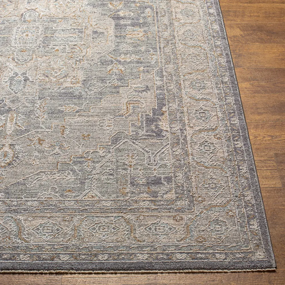 Livabliss Renarde Vintage Traditional Oriental Boho Light Grey Rug - Image 3