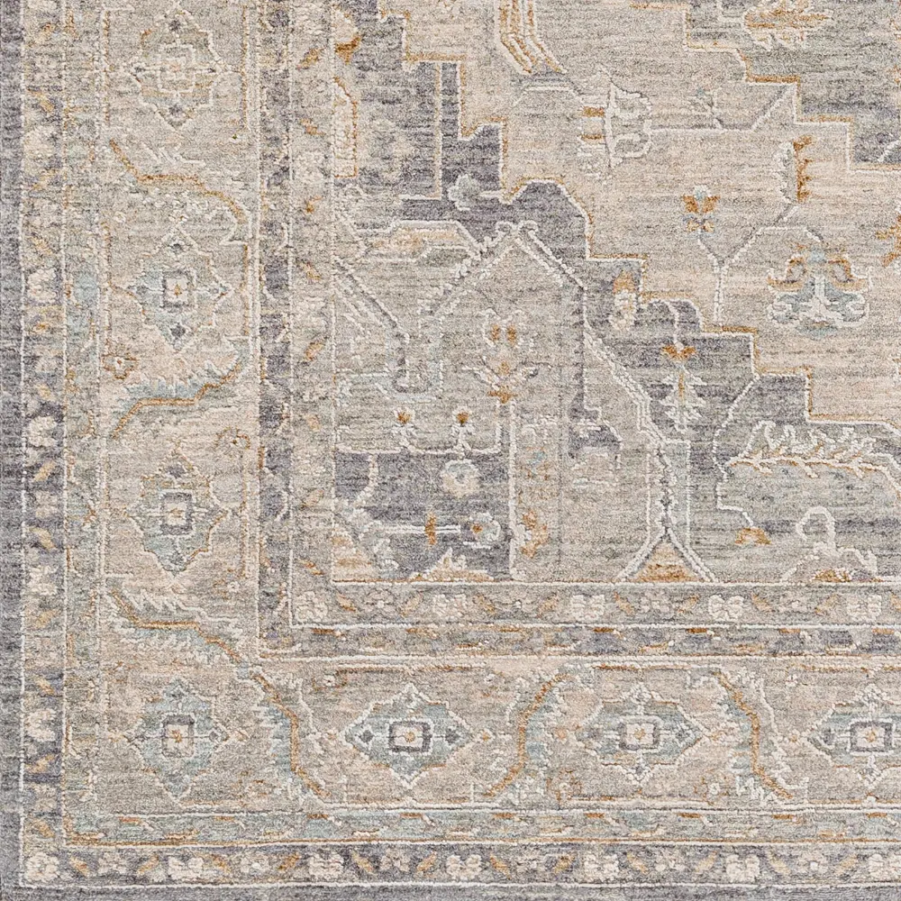 Livabliss Renarde Vintage Traditional Oriental Boho Light Grey Rug - Image 5