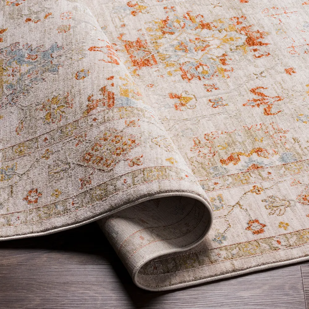 Livabliss Savarde Vintage Traditional Oriental Boho Light Beige Rug - Image 4