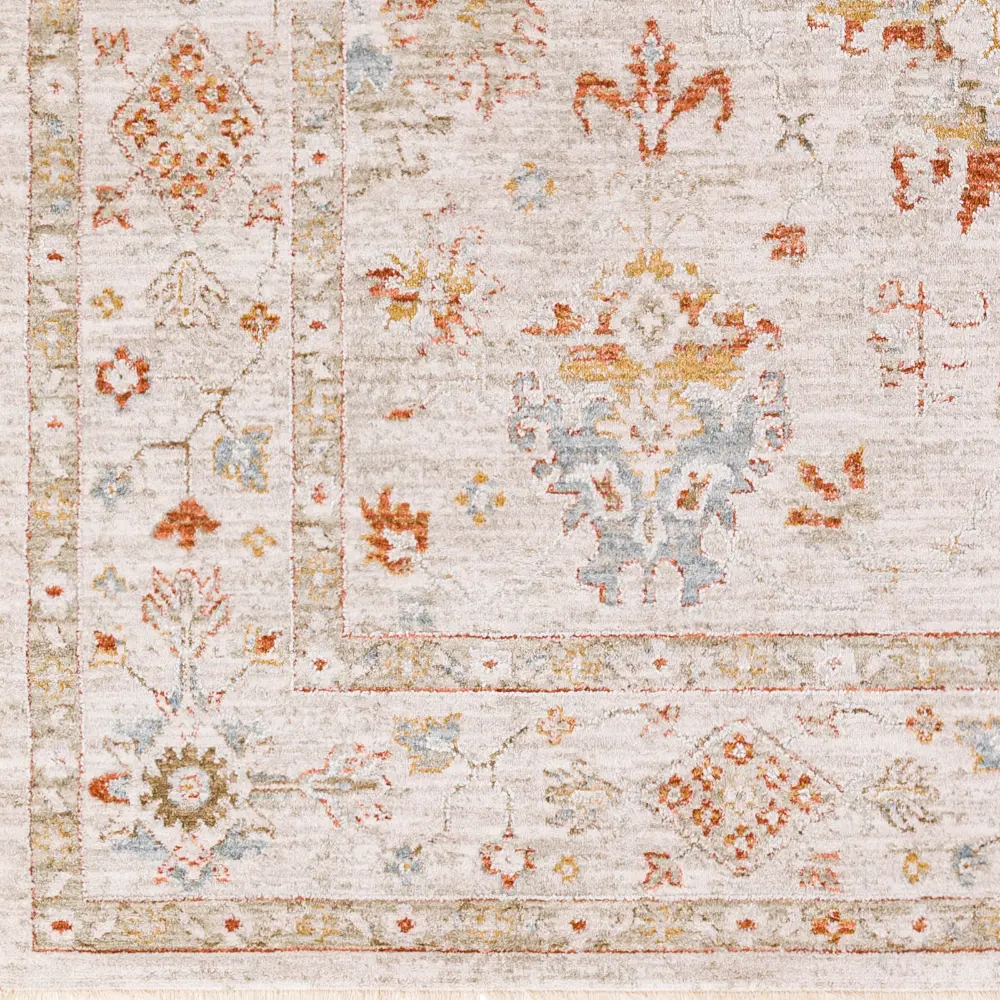 Livabliss Savarde Vintage Traditional Oriental Boho Light Beige Rug - Image 5