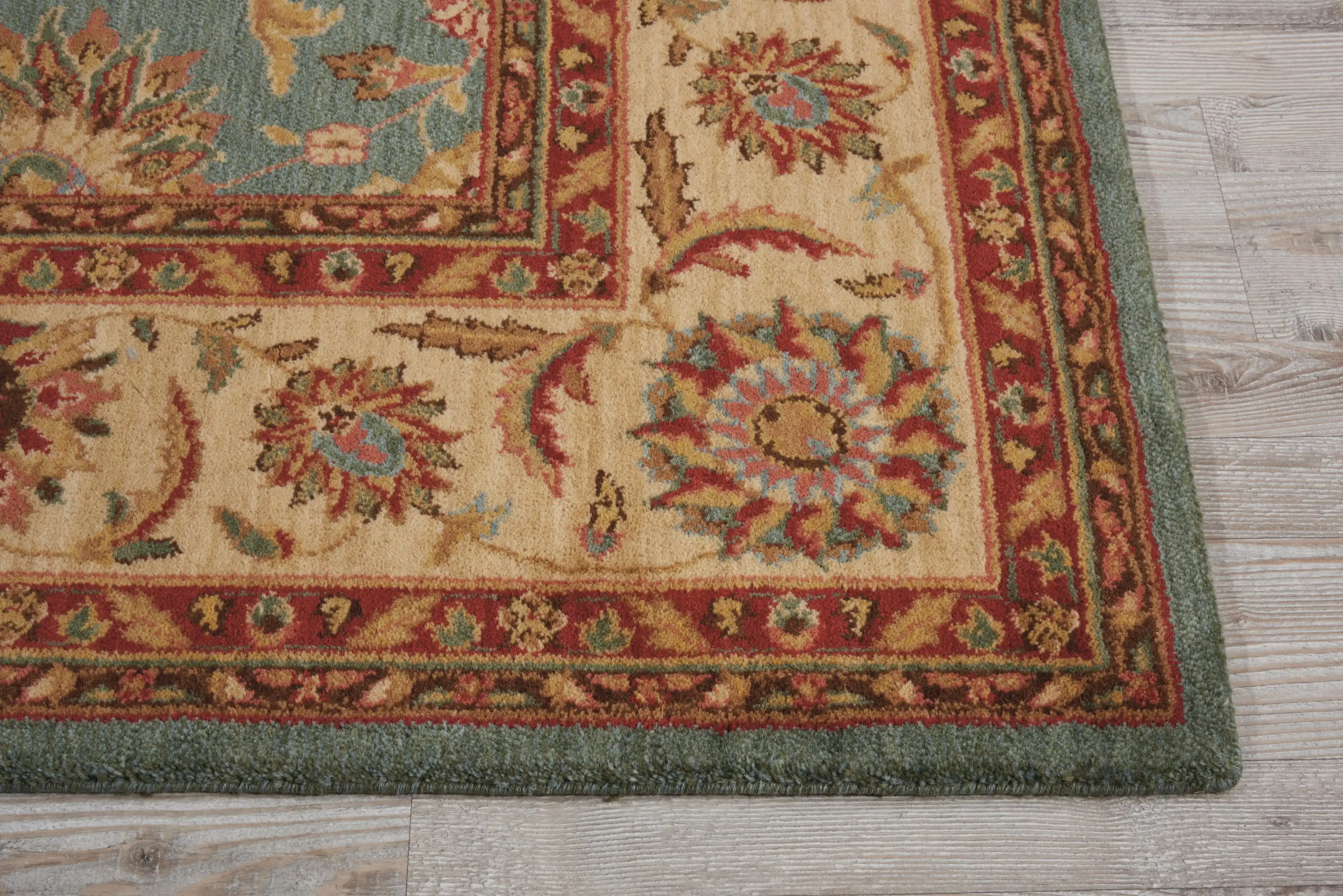 Living Treasures LI05 Aqua Rug - Image 2