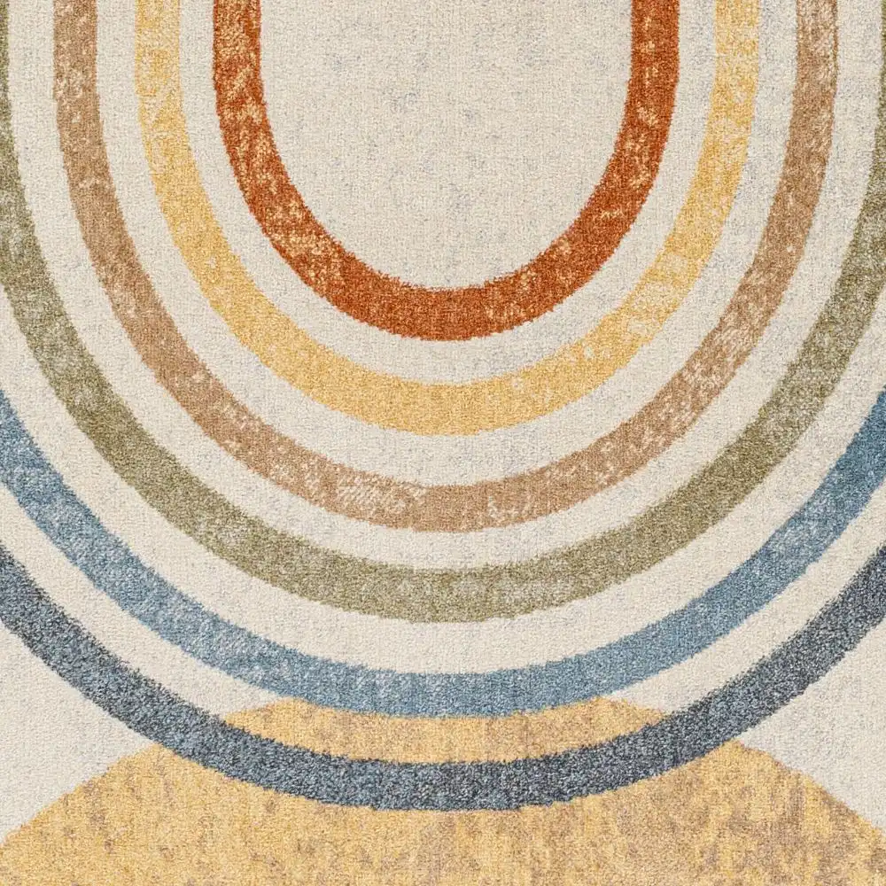 Barbara Machine Washable Modern Beige Rug - Image 5