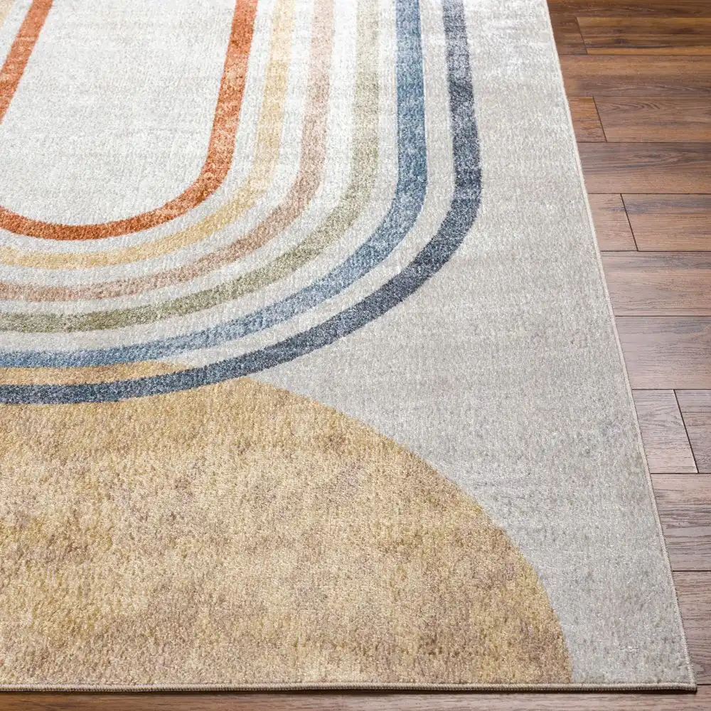 Barbara Machine Washable Modern Beige Rug - Image 6