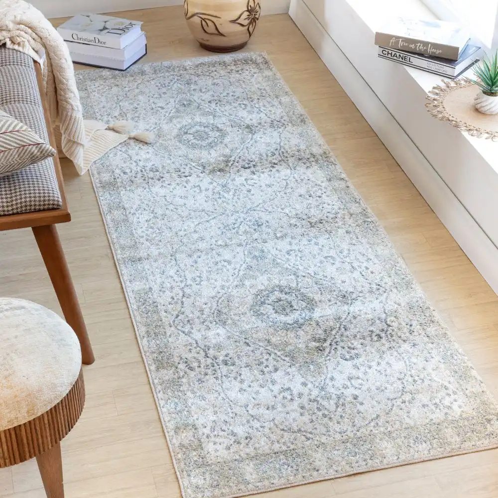 Celine Machine Washable Oriental Boho Camel Rug - Image 7