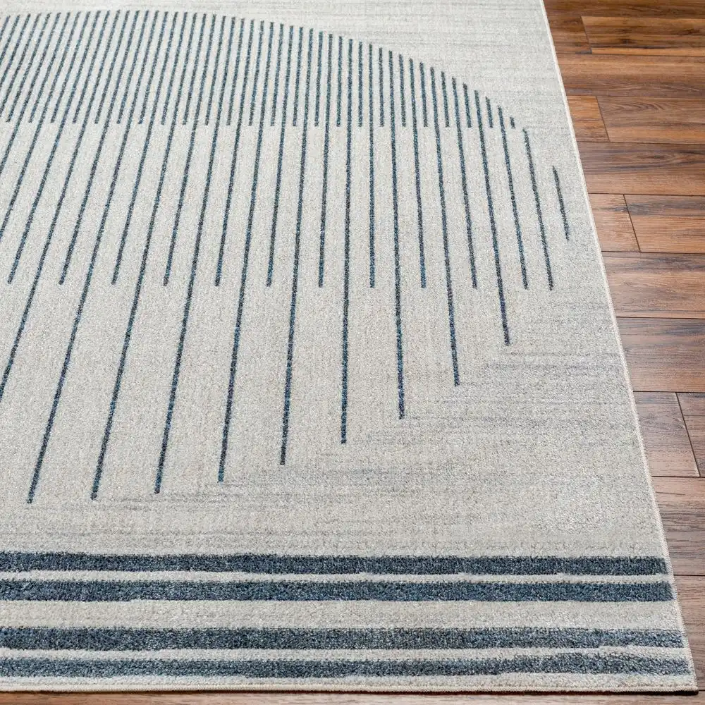 Enso Machine Washable Geometric Beige Rug - Image 2