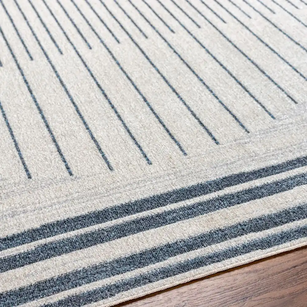 Enso Machine Washable Geometric Beige Rug - Image 7