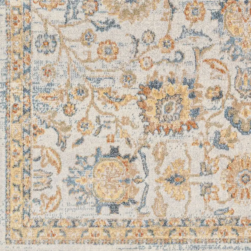 Esther Machine Washable Oriental Boho Grey/Oatmeal Rug - Image 5
