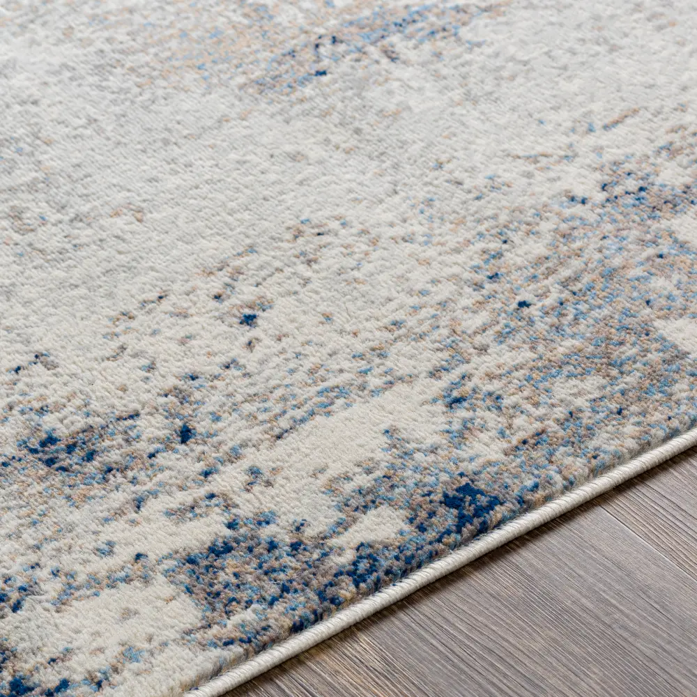 Lopika Abstract Modern Marble Grey Rug - Image 3