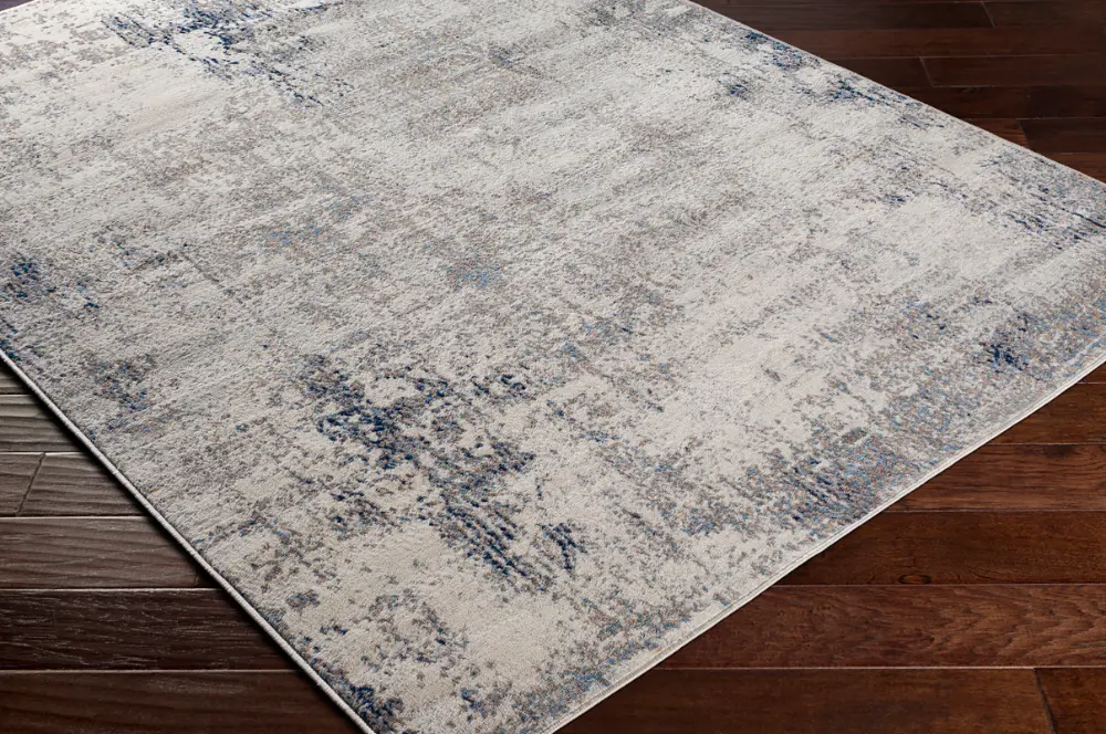 Lopika Abstract Modern Marble Grey Rug - Image 5