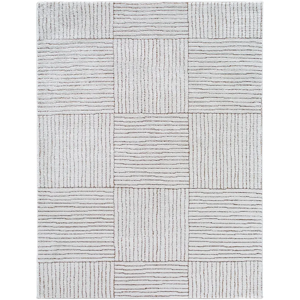 Architect II Galey Alix X Livabliss Modern Scandi High Pile Ivory/Dark Brown Rug - Image 3