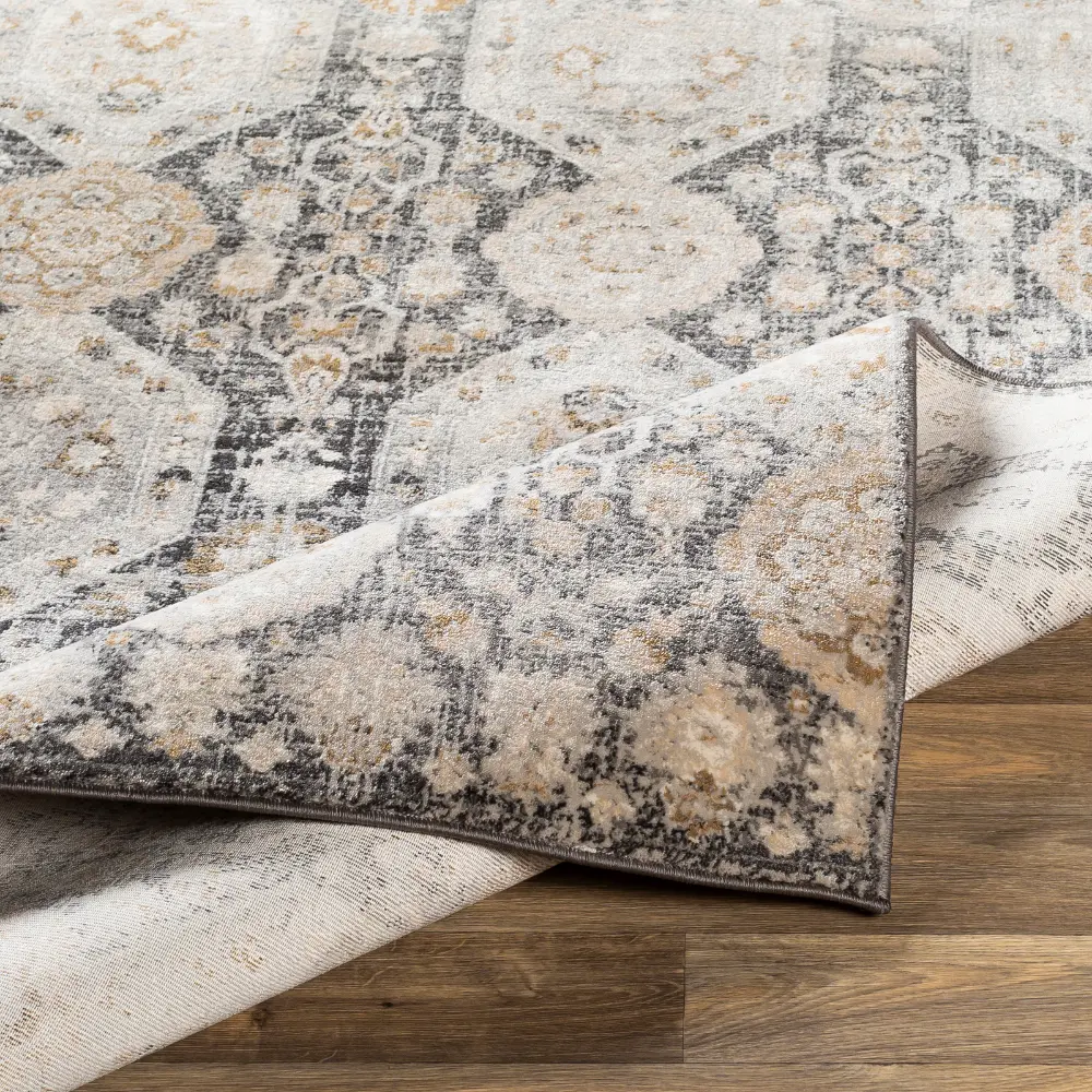 Lotus Vintage Oriental Boho Black Rug - Image 6