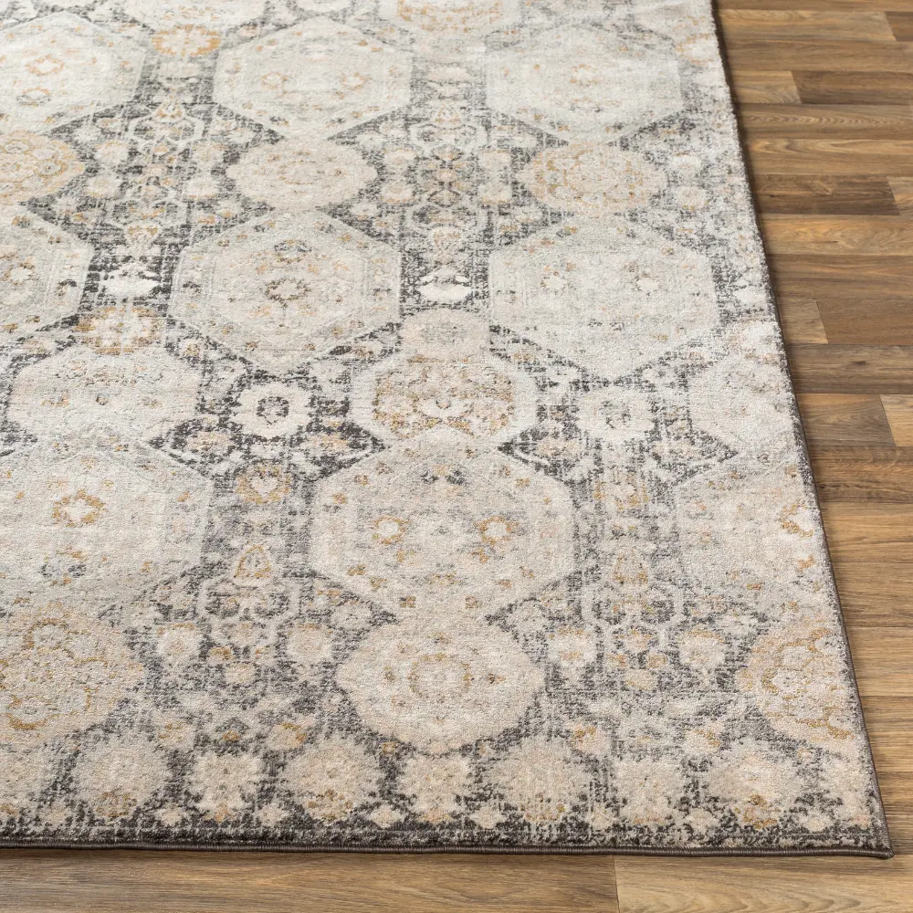 Lotus Vintage Oriental Boho Black Rug - Image 7