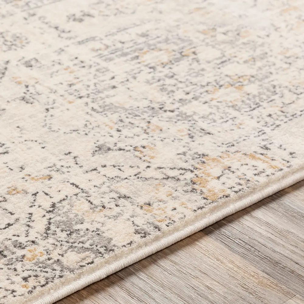 Lotus Vintage Oriental Boho Tan/Ivory Rug - Image 2
