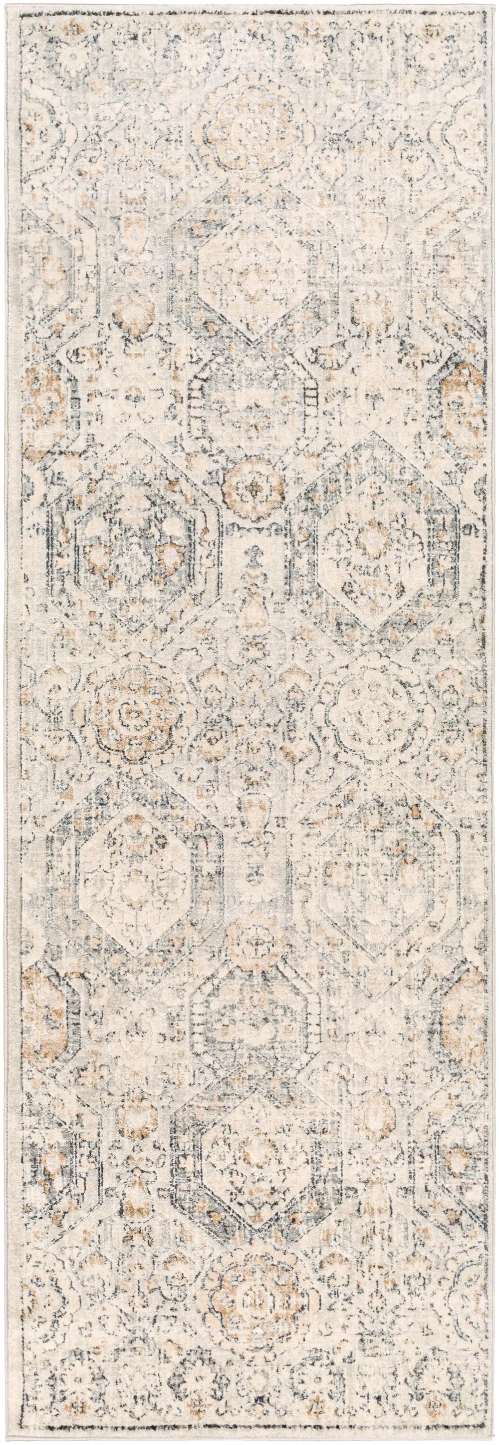 Lotus Vintage Oriental Boho Tan/Ivory Rug - Image 6