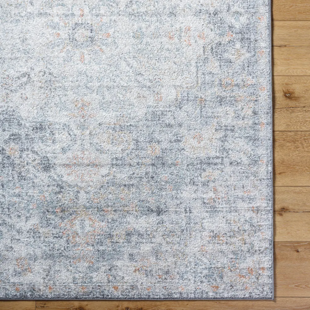 Lou Vintage Oriental Boho Blue Rug - Image 8