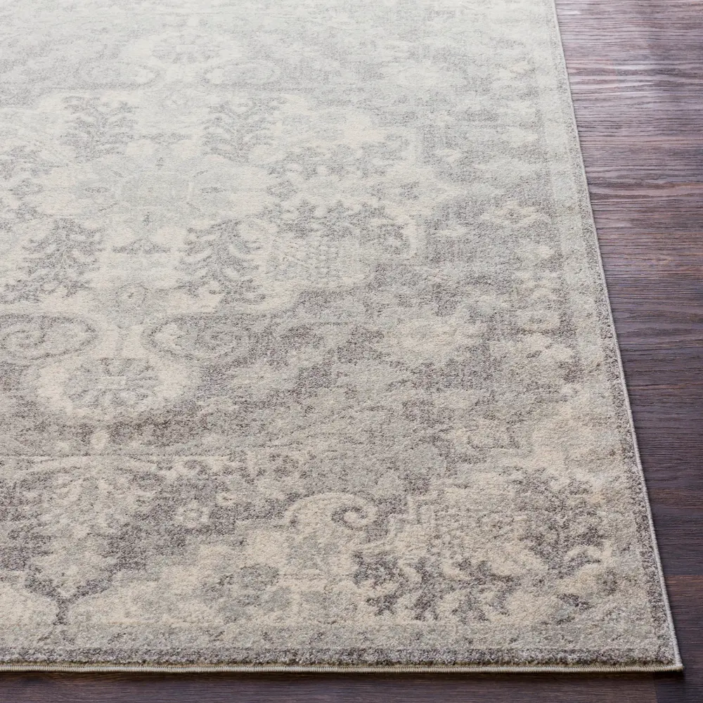 Lou Vintage Oriental Boho Charcoal Rug - Image 11