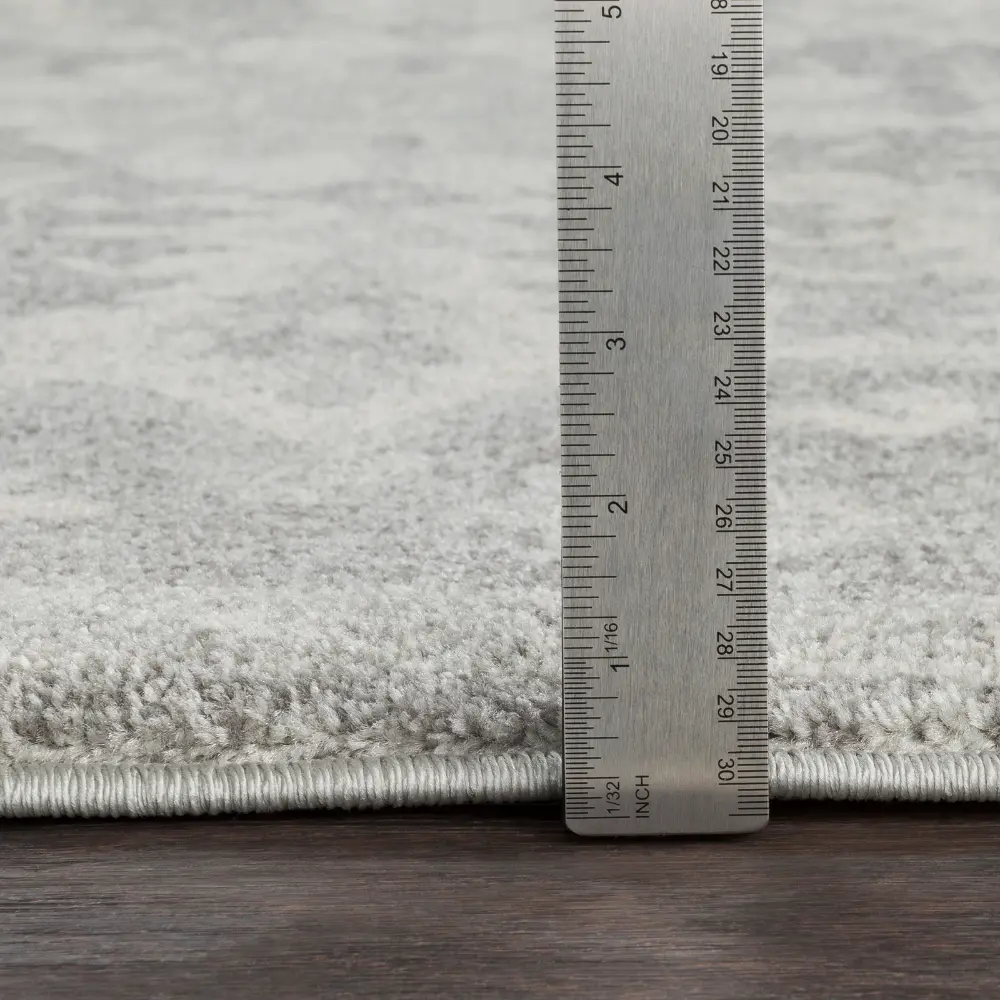 Lou Vintage Oriental Boho Charcoal Rug - Image 7
