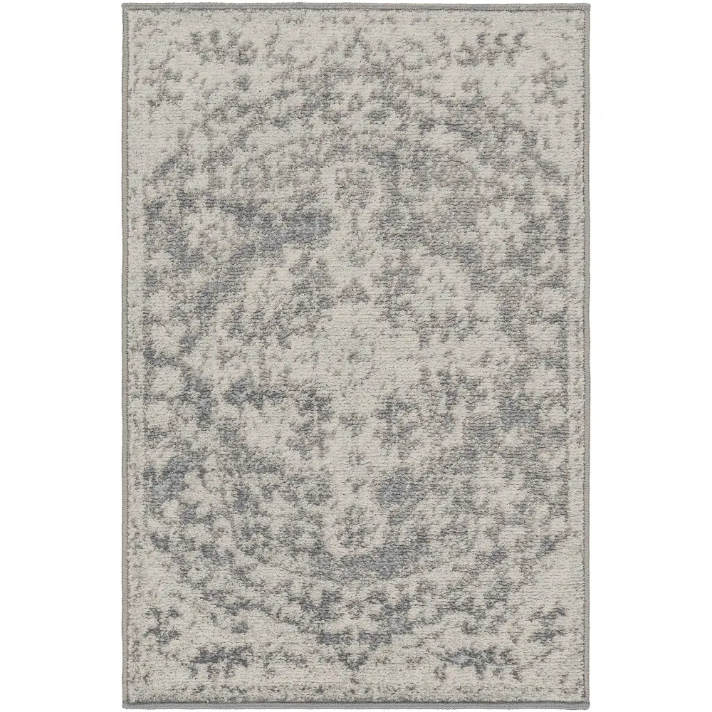 Lou Vintage Oriental Boho Charcoal Rug - Image 8