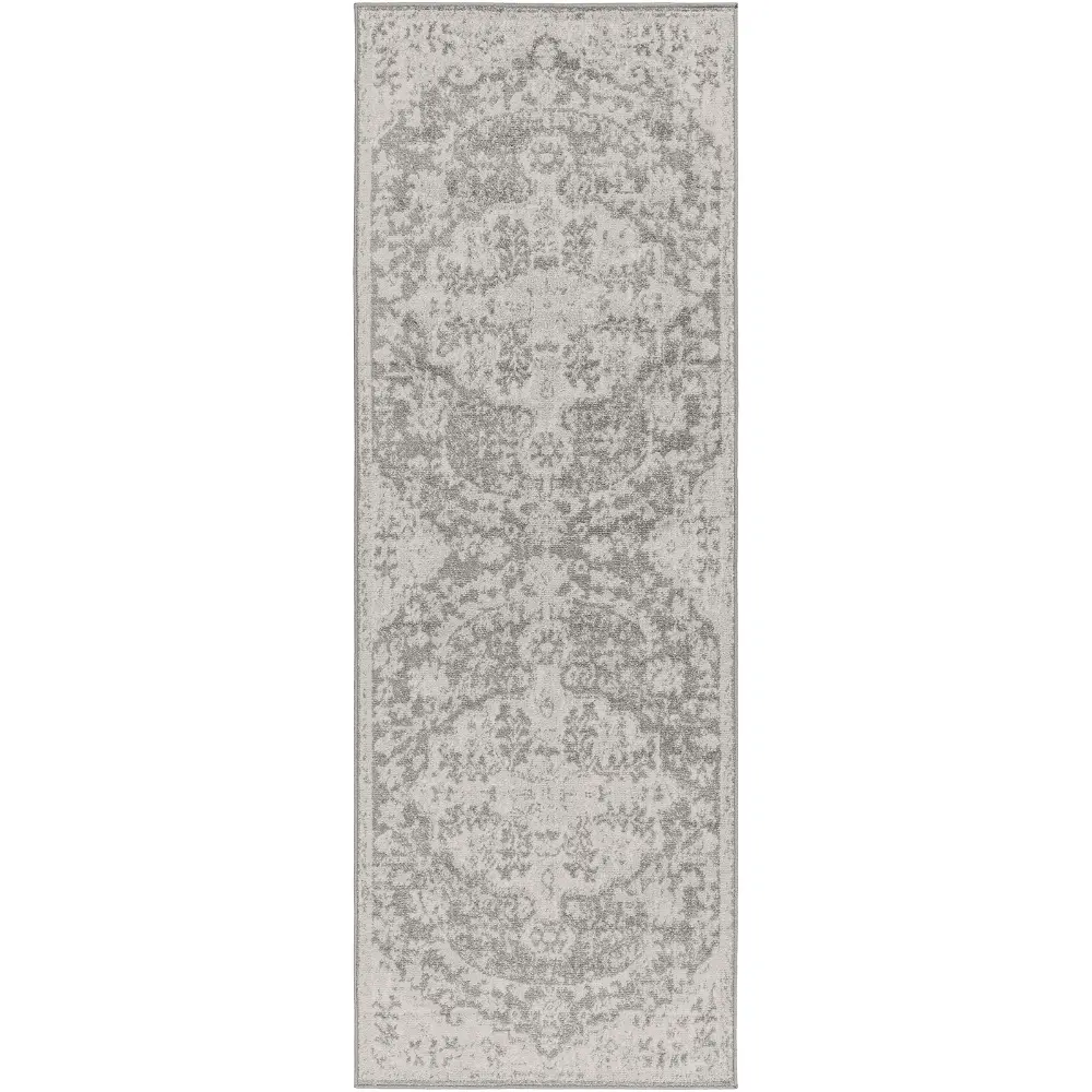 Lou Vintage Oriental Boho Charcoal Rug - Image 9