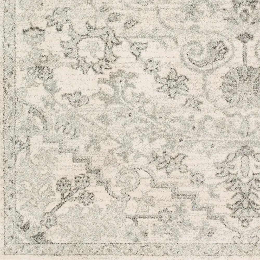 Lou Vintage Oriental Boho Light Beige Rug - Image 3