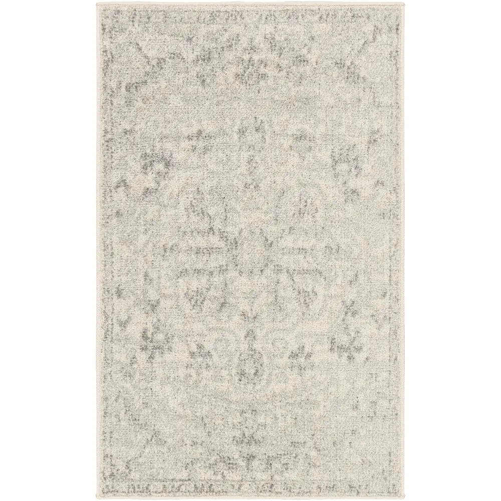 Lou Vintage Oriental Boho Light Beige Rug - Image 5