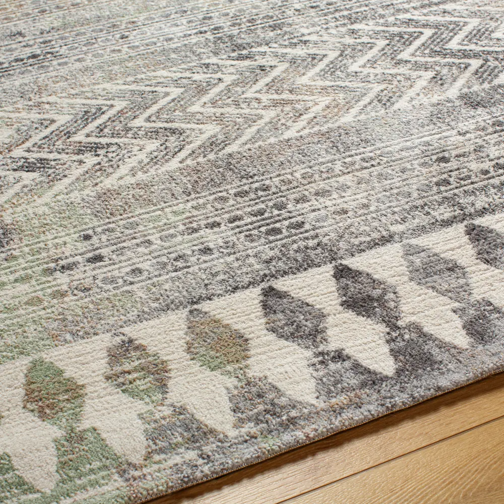 Louna Scandi Geometric Dark Grey Rug - Image 7