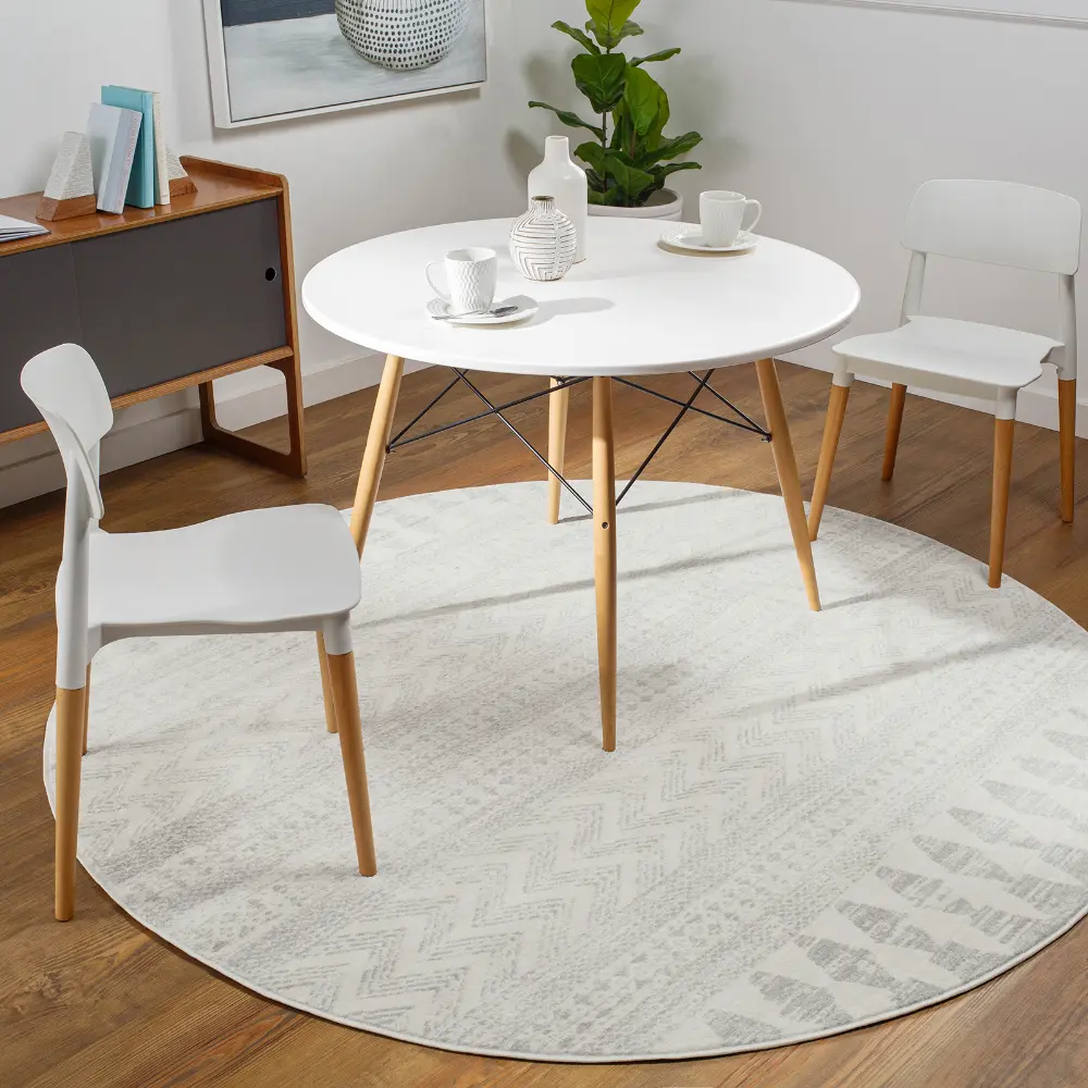 Louna Scandi Modern Grey/Taupe Rug - Image 4