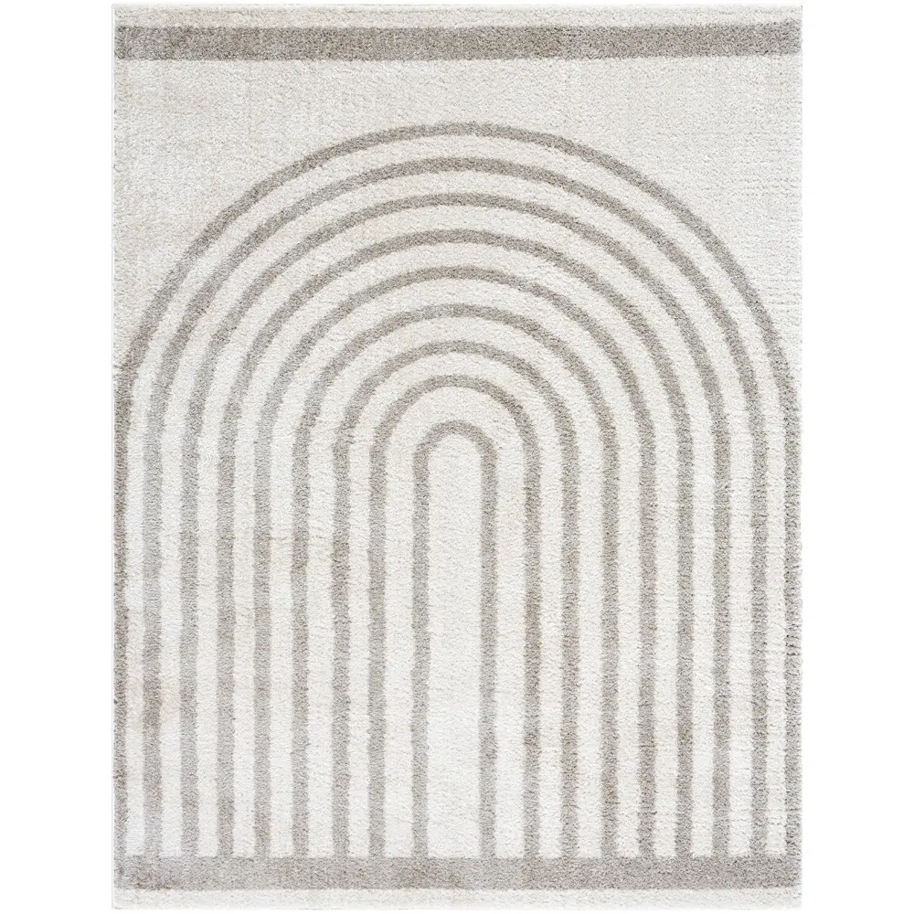 Lucile Machine Washable Modern Shaggy Medium Grey Rug - Image 4
