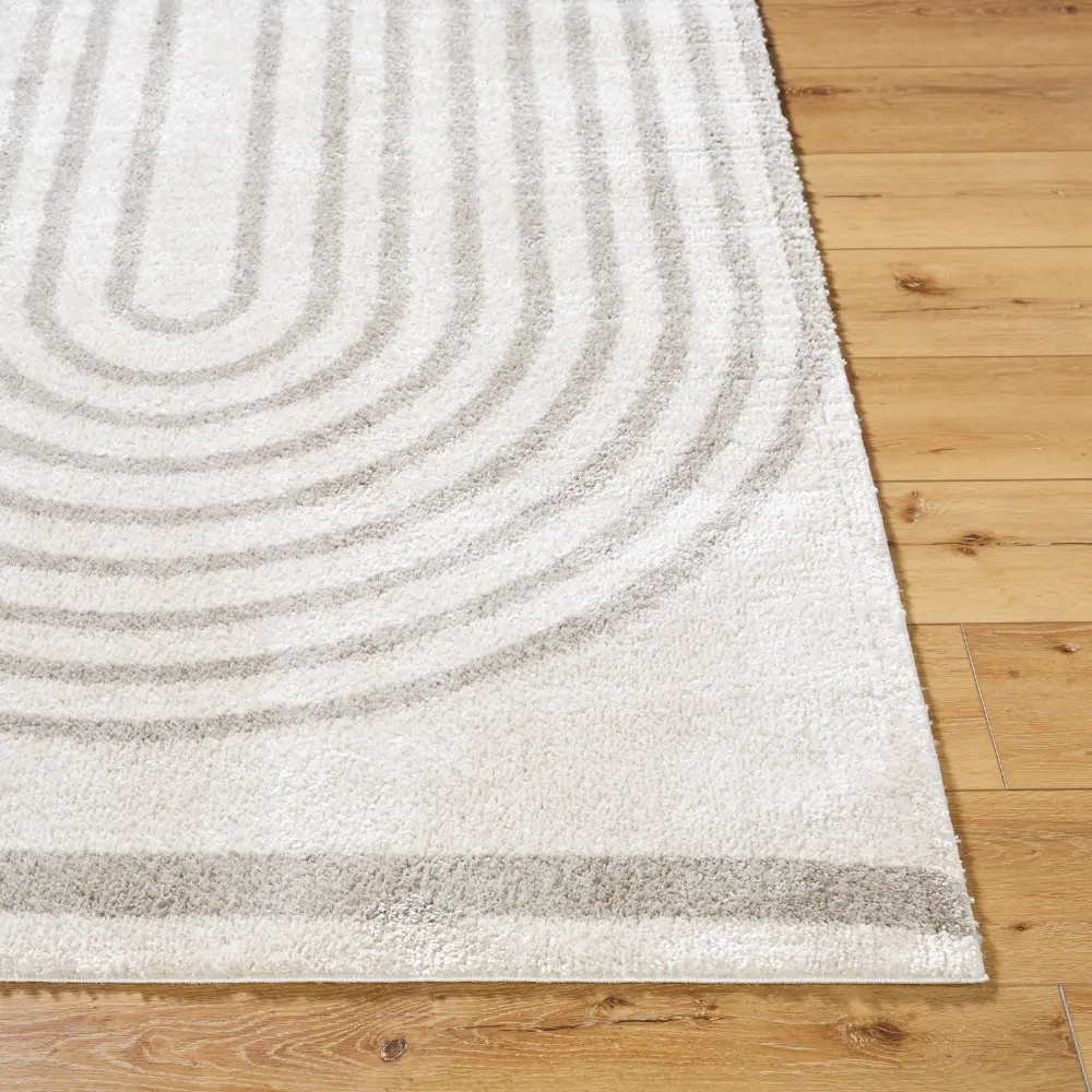 Lucile Machine Washable Modern Shaggy Medium Grey Rug - Image 7