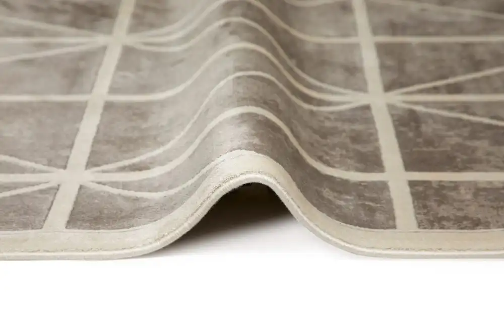 Lugano LUG02 Light Grey Ivory Rug - Image 4