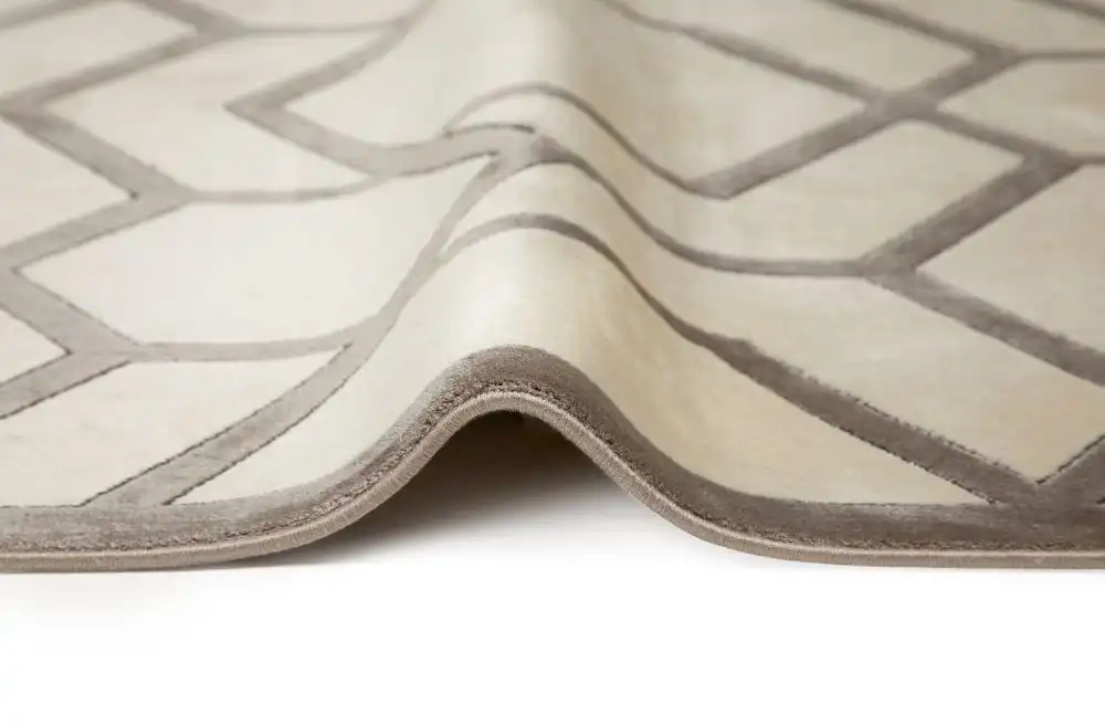 Lugano LUG04 Ivory Light Grey Rug - Image 4