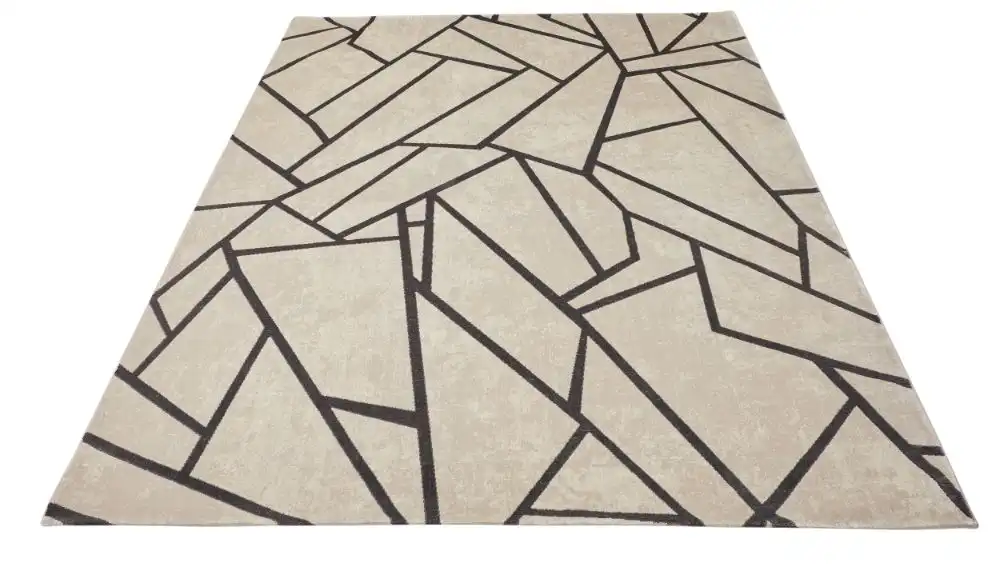 Lugano LUG06 Light Grey Anthracite Rug - Image 4